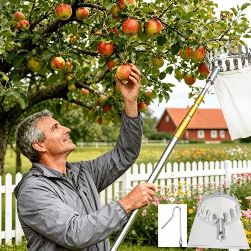 Retractable Fruit Picker 3-Piece Set